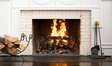Fireplace. 
