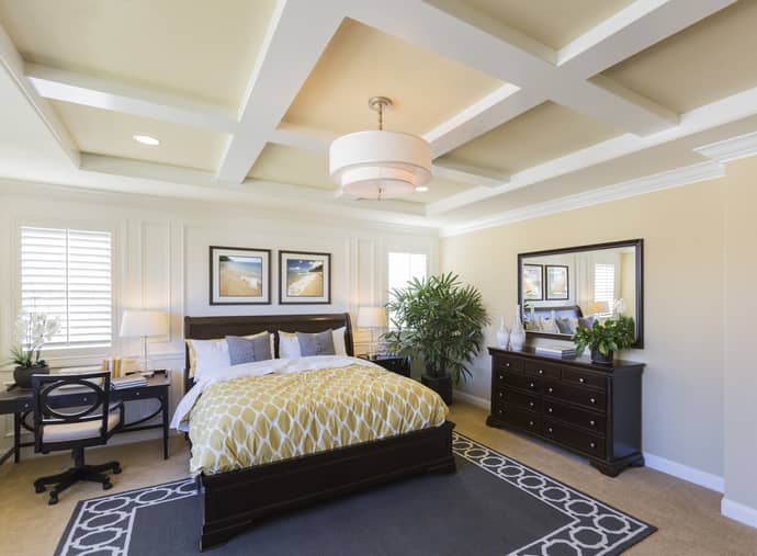 Clean bedroom.