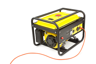 Back-up generator .