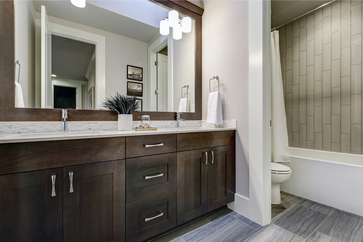 view of a remodeled bathroom