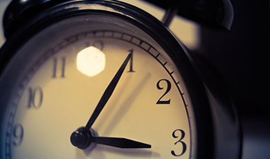 A clock. 