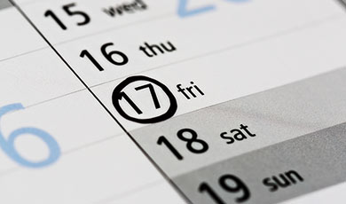 calendar. 